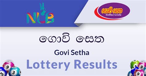 yesterday govisetha|Govi Setha Lottery Results Online .